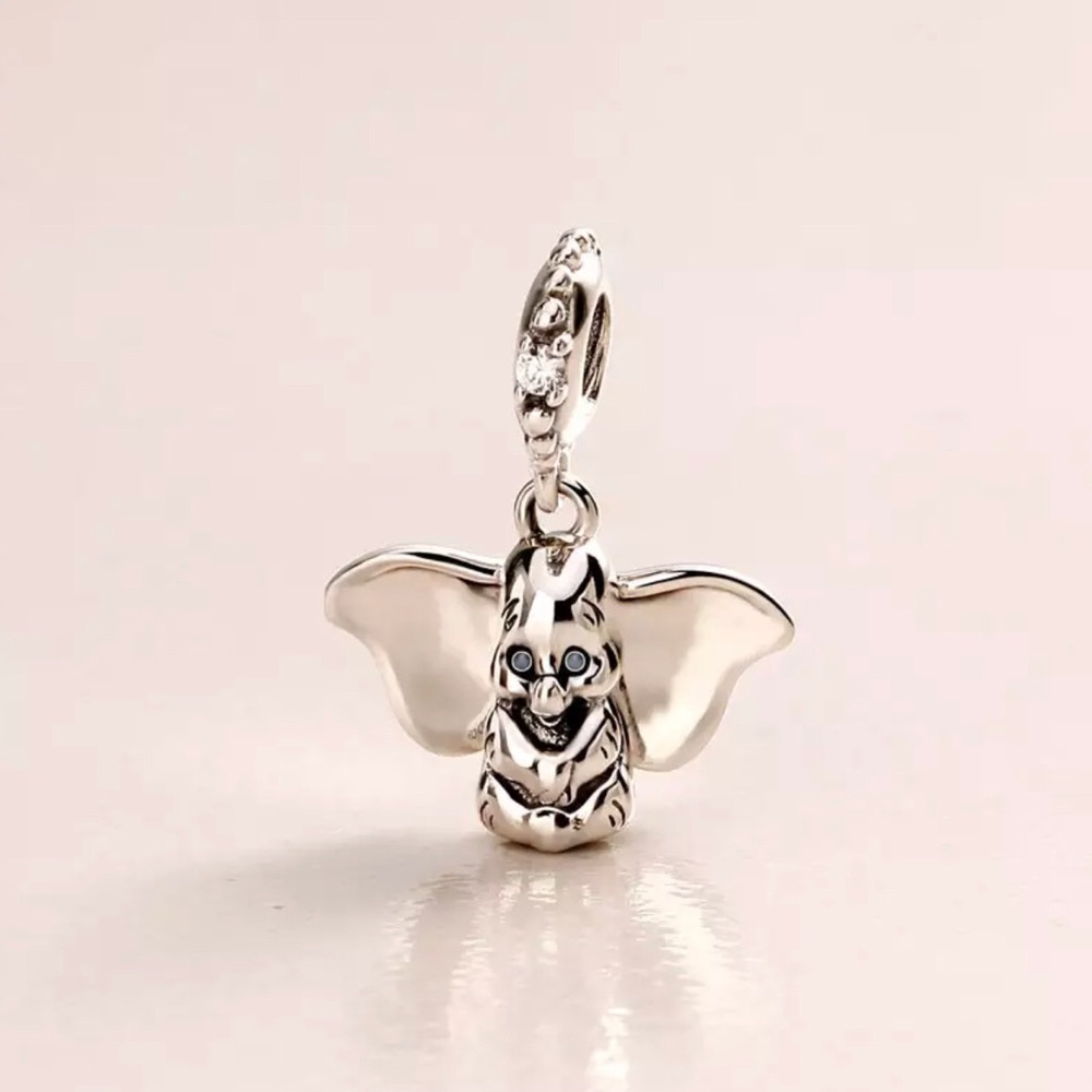 925 Silver Pandora Inspired Dumbo Elephant Charm